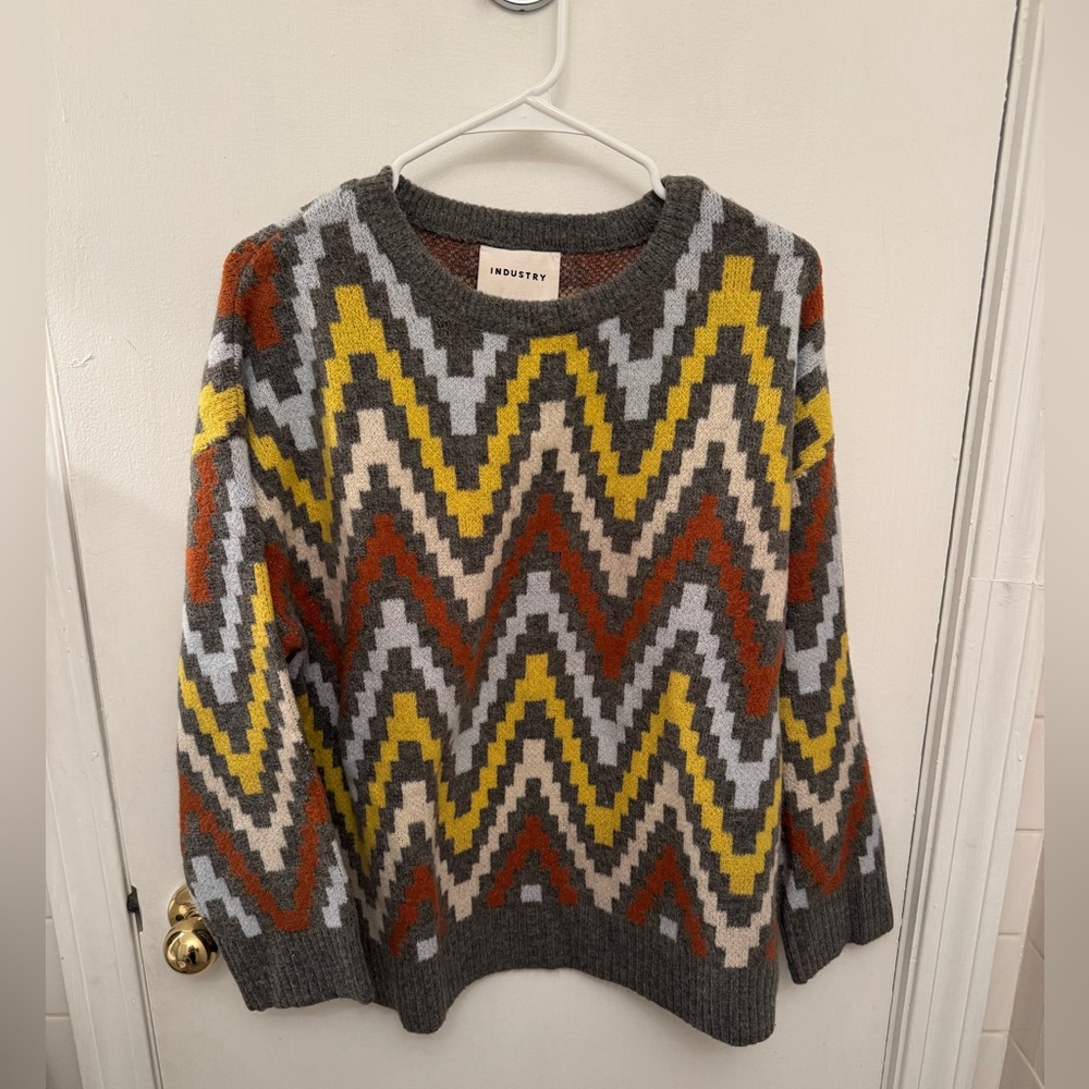 Industry multi colored sweater